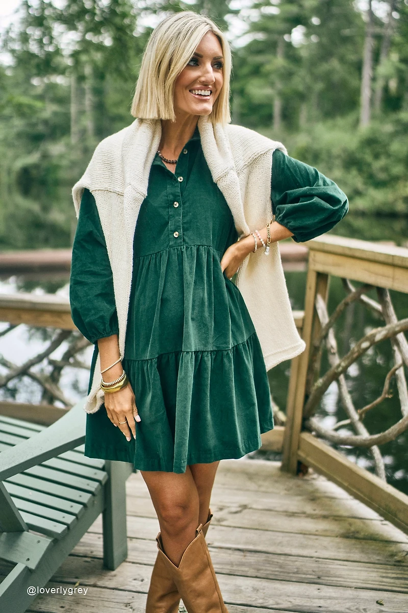 The @loverlygrey Bettina Mini Shirt Dress by Maeve
