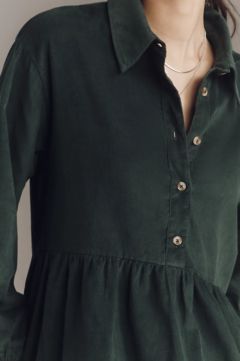 The @loverlygrey Bettina Mini Shirt Dress by Maeve