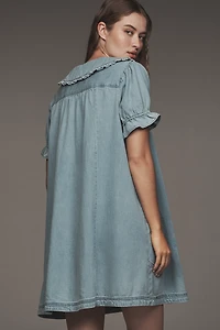The Keira Denim Mini Dress by Pilcro