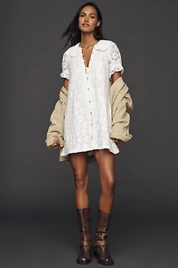 The Keira Lace Mini Dress by Pilcro