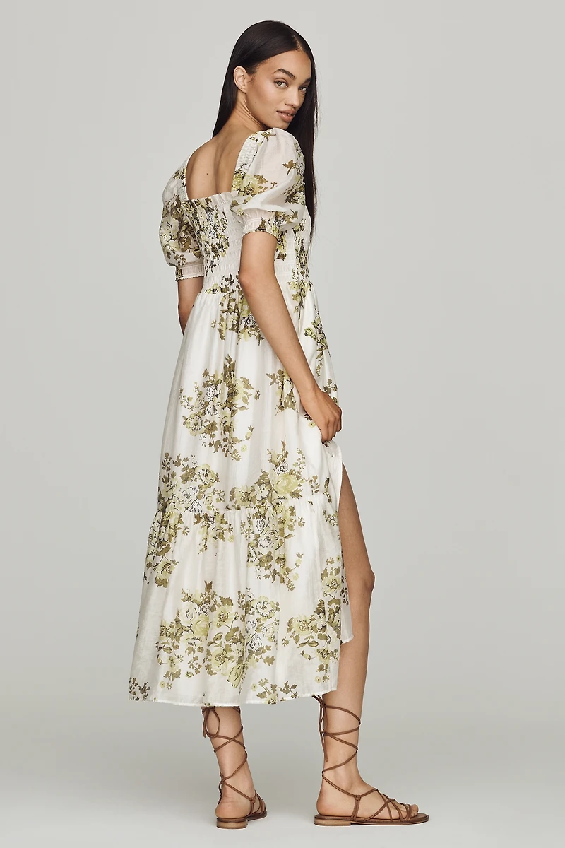 By Anthropologie Peregrine 100% Cotton Midi Dress