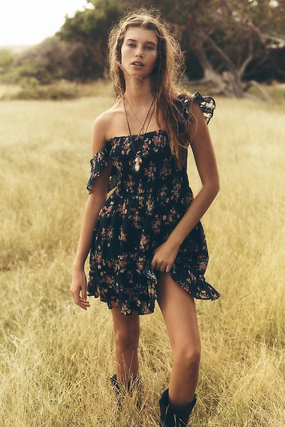 The Peregrine Square-Neck Mini Dress