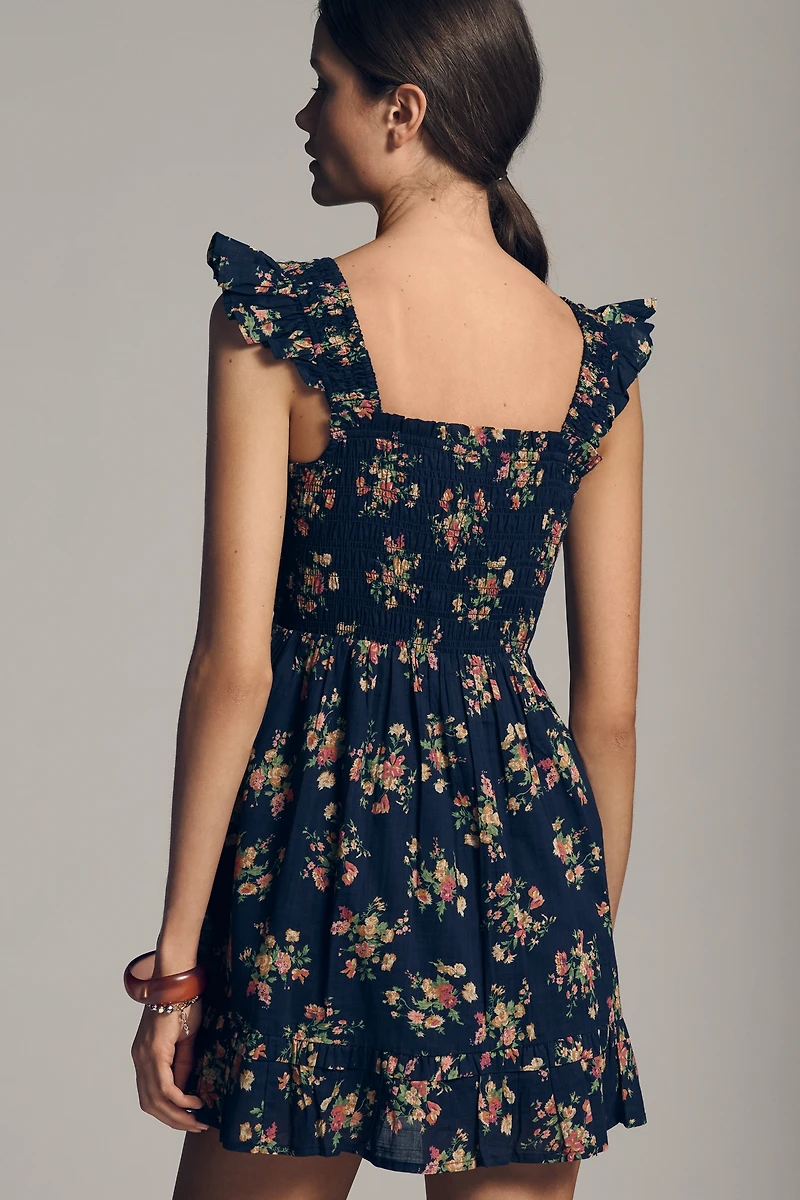 The Peregrine Square-Neck Mini Dress