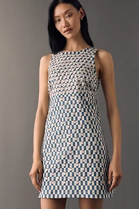 Maeve Cotton Blend Sequin Shift Dress