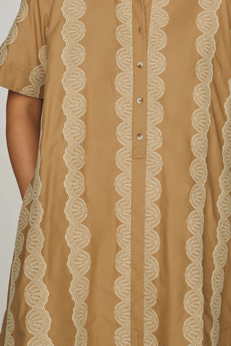 Maeve Pollie Swing Tunic Mini Dress