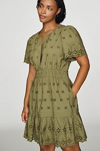 Somerset Smocked Mini Dress