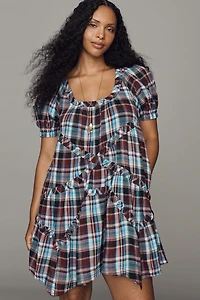 Pilcro Cotton Textured Mini Dress