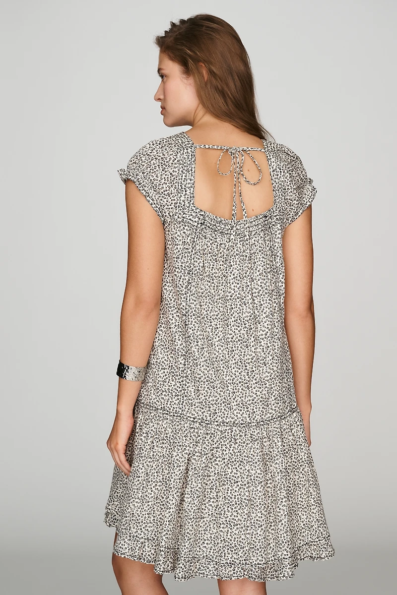 Pilcro 100% Cotton Ruffle Mini Dress