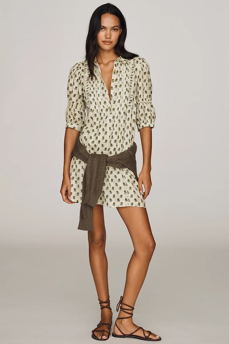 Pilcro Tallulah 100% Cotton Mini Dress