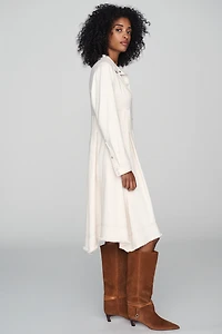 Pilcro Denim Waisted Midi Shirtdress