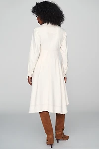 Pilcro Denim Waisted Midi Shirtdress