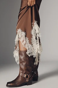 RMN Studio Satin Lace Slip Dress