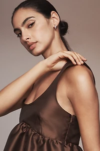 RMN Studio Sleeveless Babydoll Mini Dress