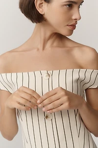 RMN Sadie Off-Shoulder Mini Dress