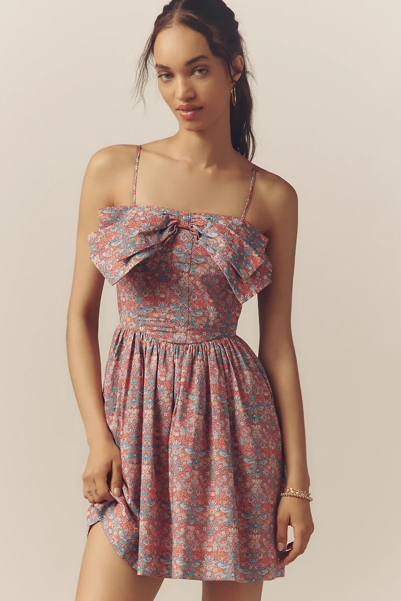 Love The Label Dolcia Sleeveless Bow A-Line Mini Dress