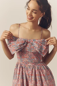 Love The Label Dolcia Sleeveless Bow A-Line Mini Dress