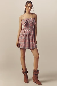 Love The Label Dolcia Sleeveless Bow A-Line Mini Dress