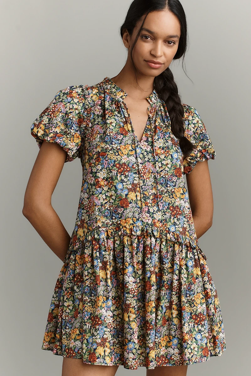 Love The Label Edith Short-Sleeve Mini Dress