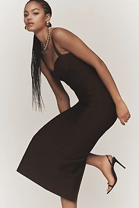 Siempre x Anthropologie Sweetheart Bandage Maxi Dress