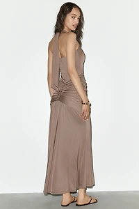 Siempre Plunge Maxi Dress