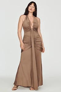Siempre Plunge Maxi Dress
