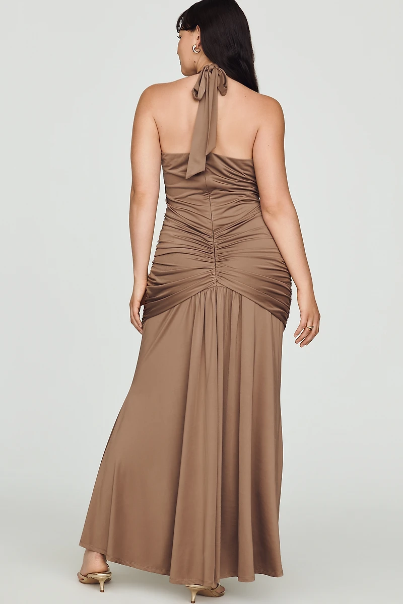 Siempre Plunge Maxi Dress