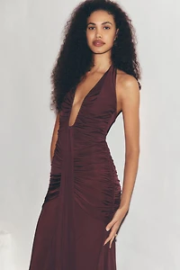 Siempre Plunge Maxi Dress