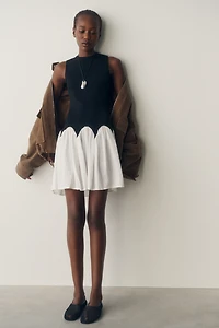 Siempre Sleeveless Twofer Dress
