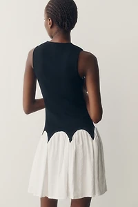 Siempre Sleeveless Twofer Dress