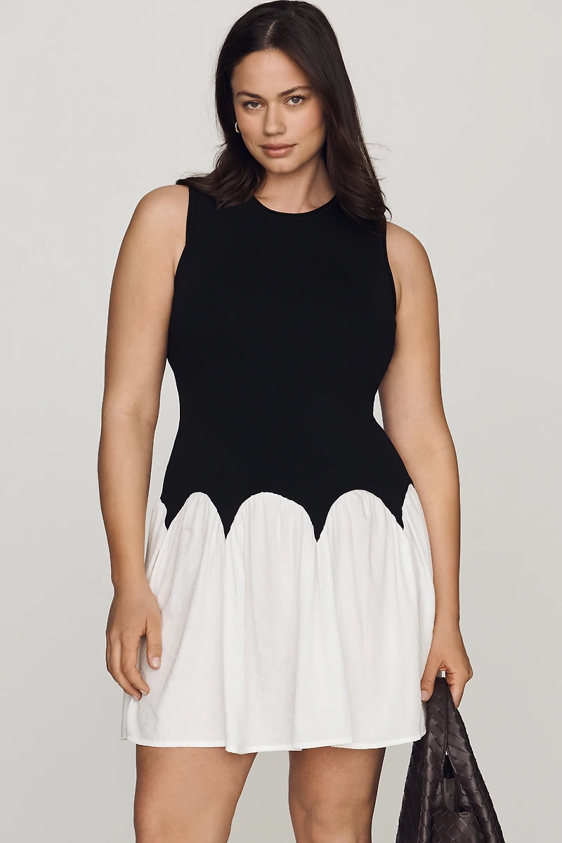 Siempre Sleeveless Twofer Dress