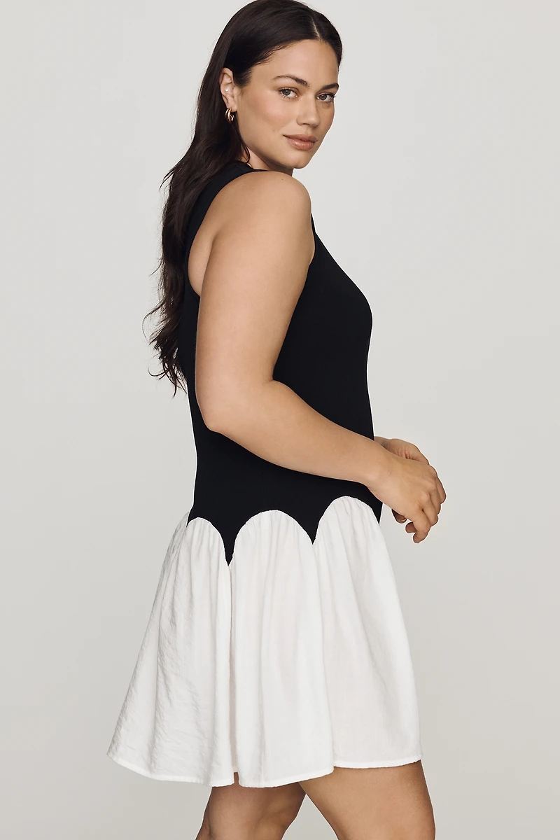 Siempre Sleeveless Twofer Dress
