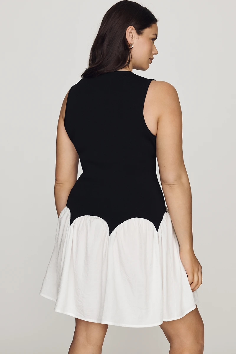 Siempre Sleeveless Twofer Dress
