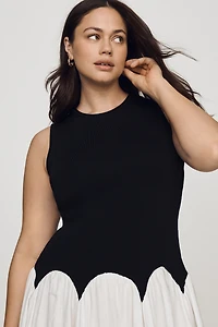 Siempre Sleeveless Twofer Dress