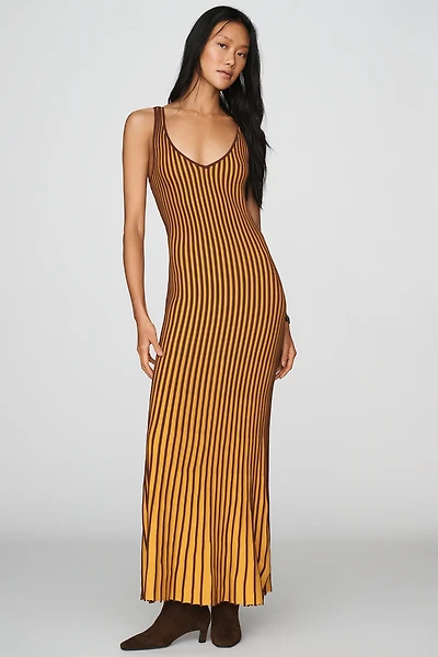 Siempre Ribbed Midi Sweater Dress
