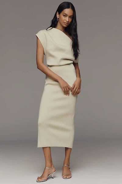 Extro&Vert Valentine Off-Shoulder Midi Dress