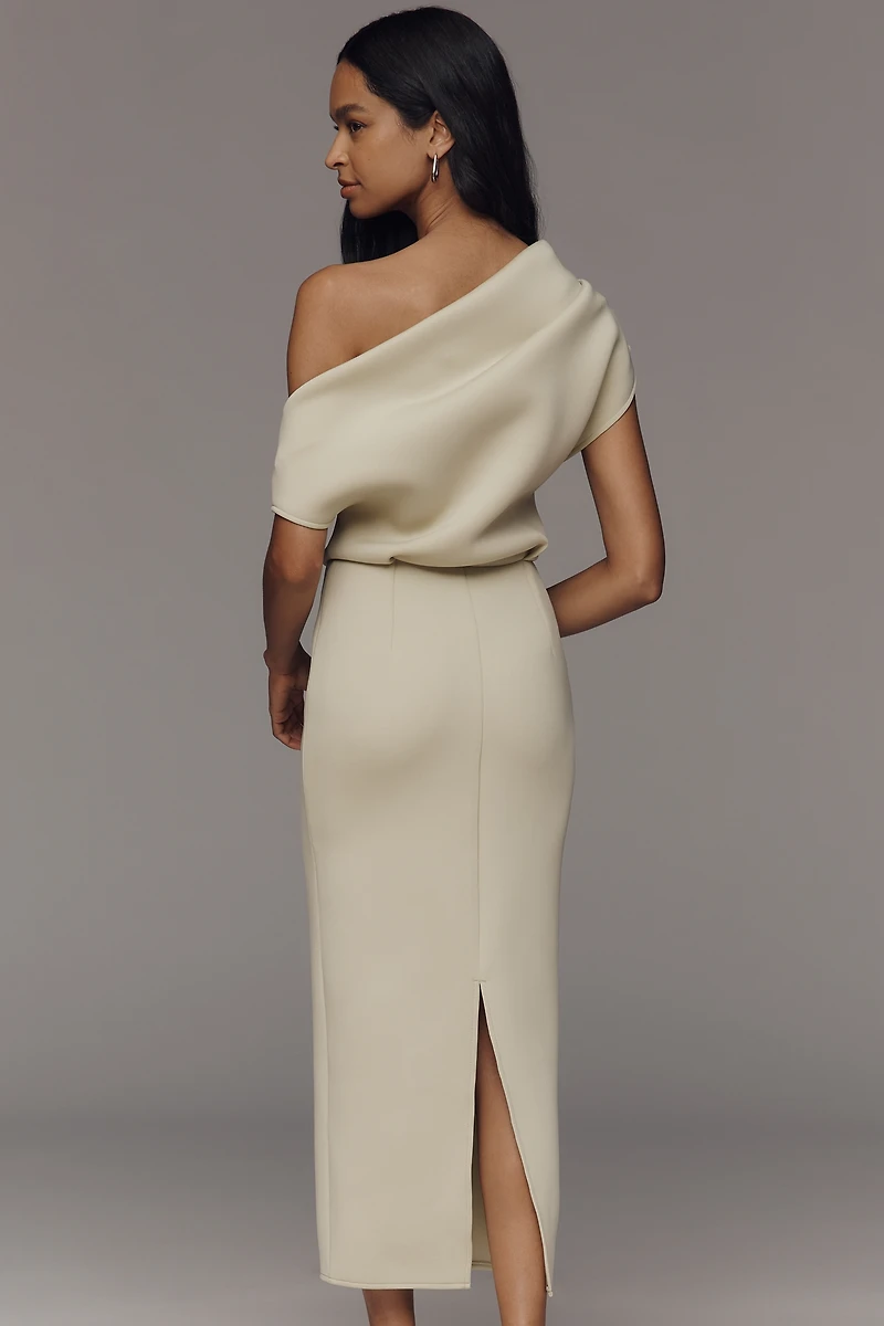 Extro&Vert Valentine Off-Shoulder Midi Dress