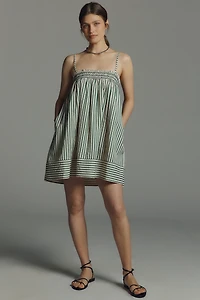 RAISONNEL Square-Neck Shift Dress