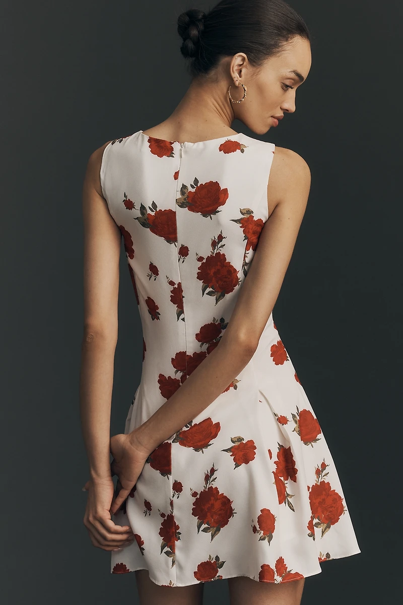 RAISONNEL Floral A-Line Mini Dress
