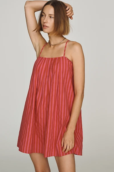 RAISONNEL Square-Neck Mini Dress