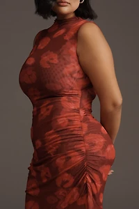 SÆMDI Sleeveless Mock-Neck Maxi Dress