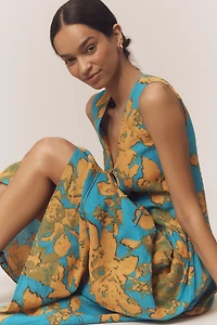 Olivia by Livro Asha Linen Sleeveless Midi Dress