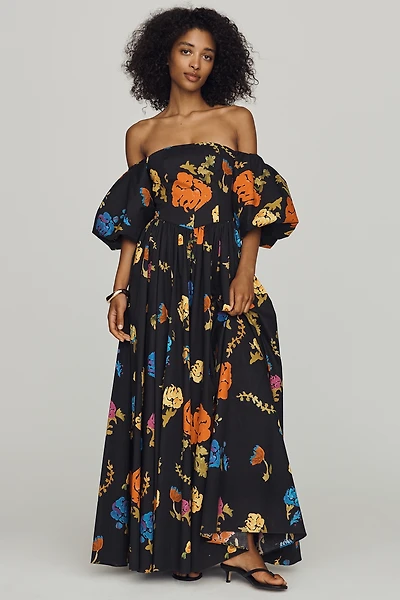 Caroline Constas Christina Off-Shoulder Maxi Dress