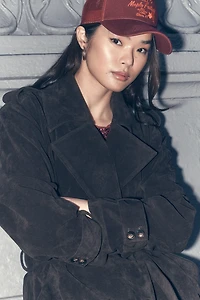 Joe's Jeans Elizabeth Faux-Suede Trench Coat