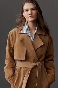BLANKNYC Suede Trench Coat