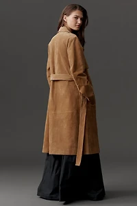 BLANKNYC Suede Trench Coat