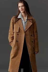 BLANKNYC Suede Trench Coat