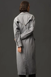 Wrangler Western Denim Trench Coat