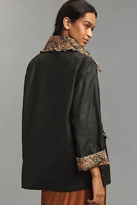 Barbour x Farm Rio Maria-Clara Waxed Jacket