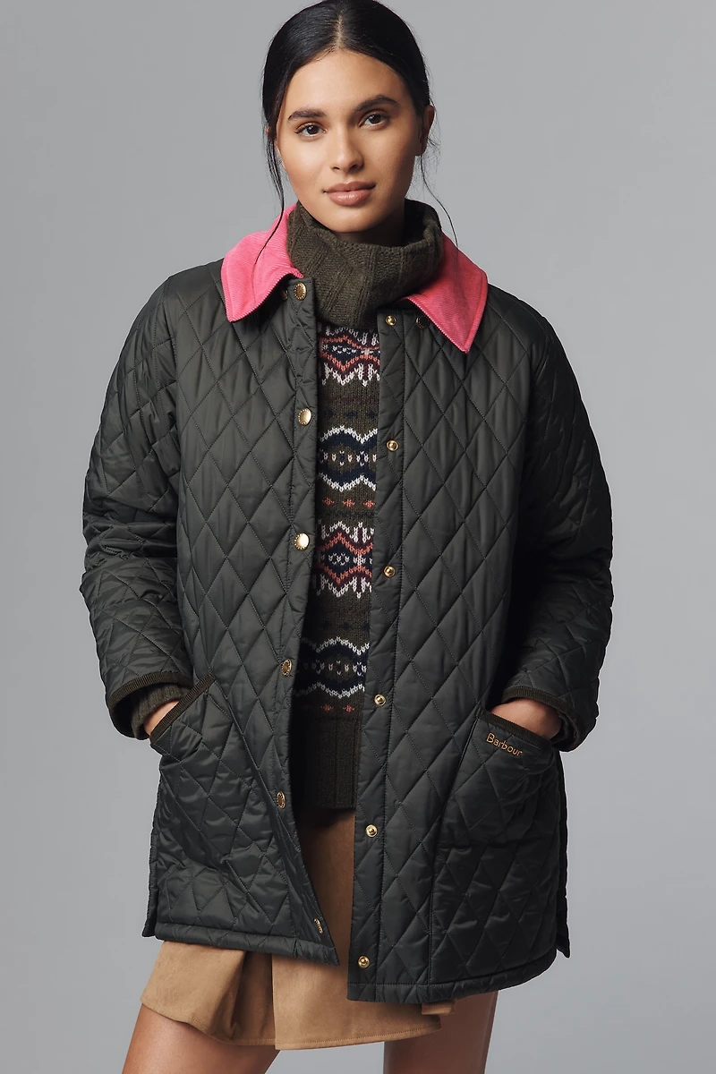 Barbour x Anthropologie Icons Liddesdale Quilted Jacket