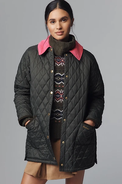 Barbour x Anthropologie Icons Liddesdale Quilted Jacket